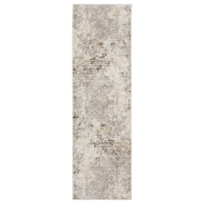 Nebulous 050J9 Ivory Distressed Rug
