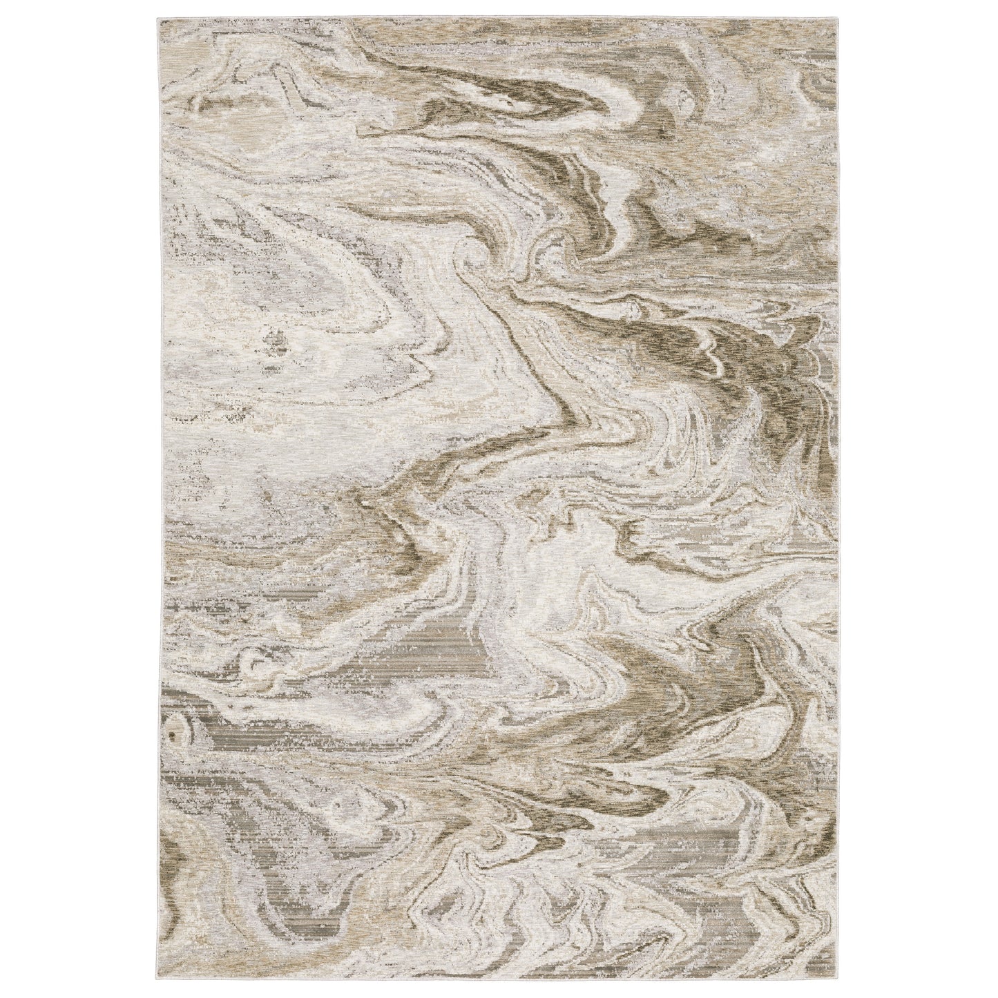 Nebulous 530E9 Beige Abstract Rug