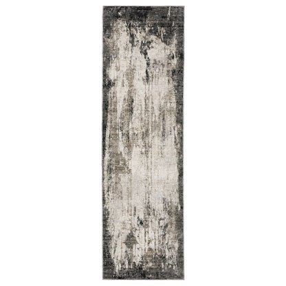 Nebulous 7151E Grey Distressed Rug