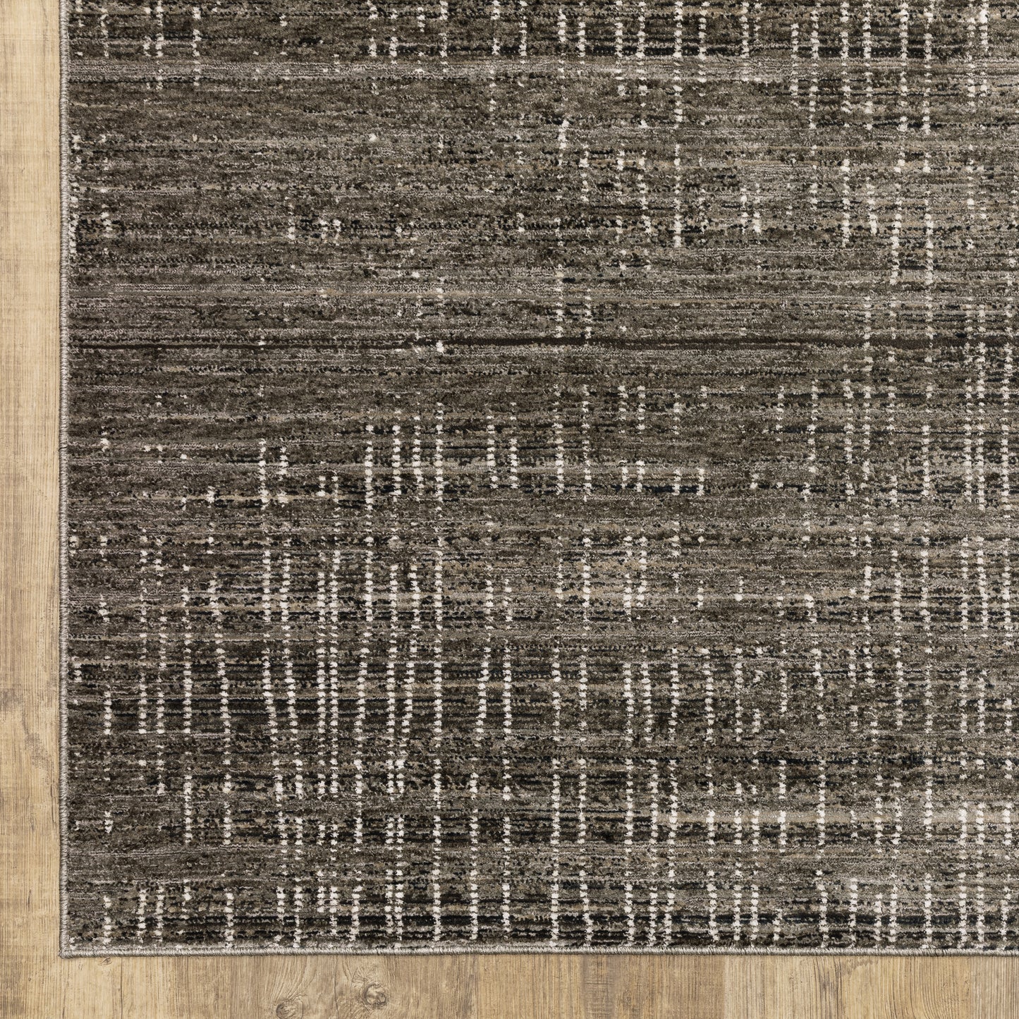 Nebulous Distressed Charcoal/ Grey Cut Pile Rug