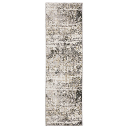 Nebulous 091L9 Grey Distressed Rug