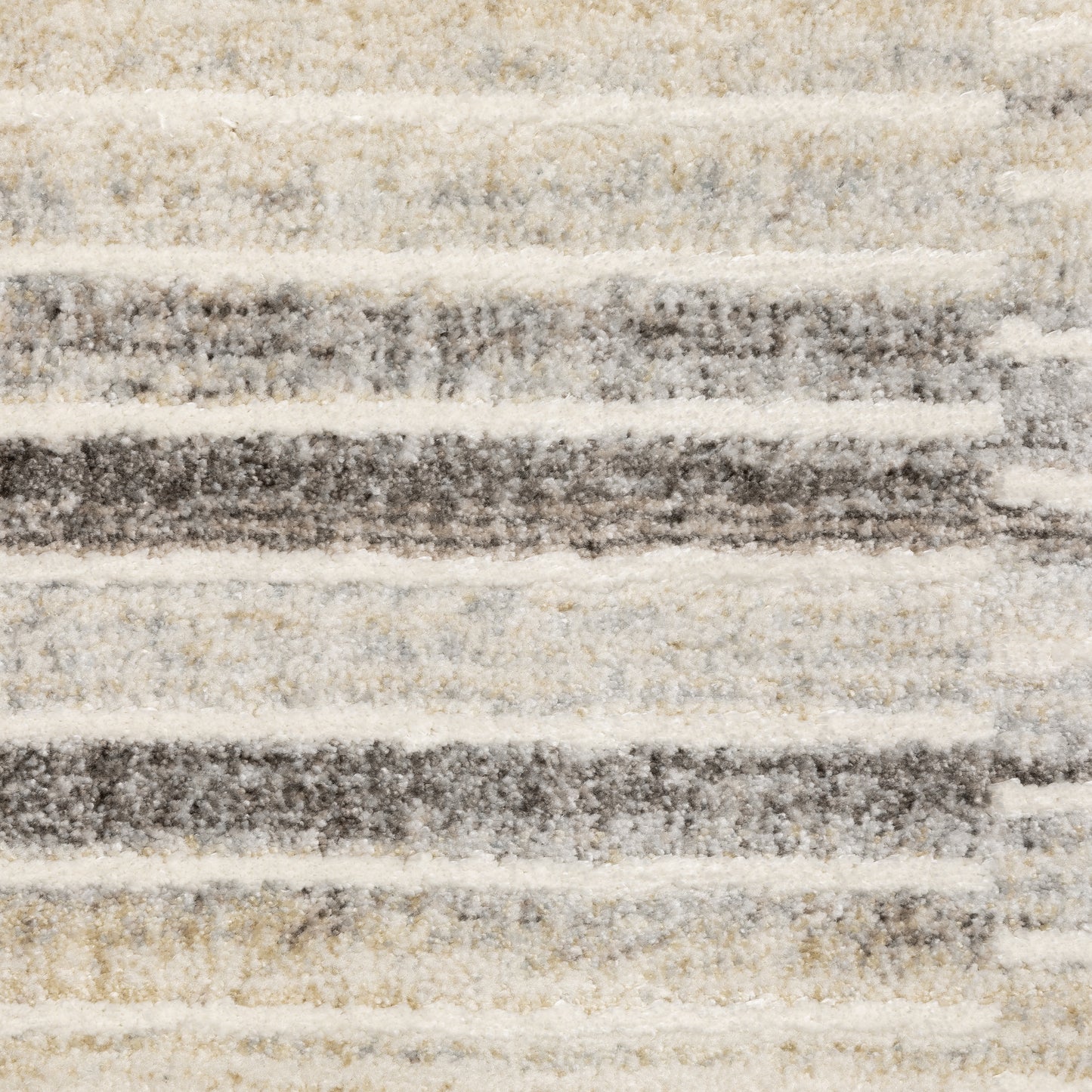 Oliver Stripe Blue/ Grey Cut Pile Rug