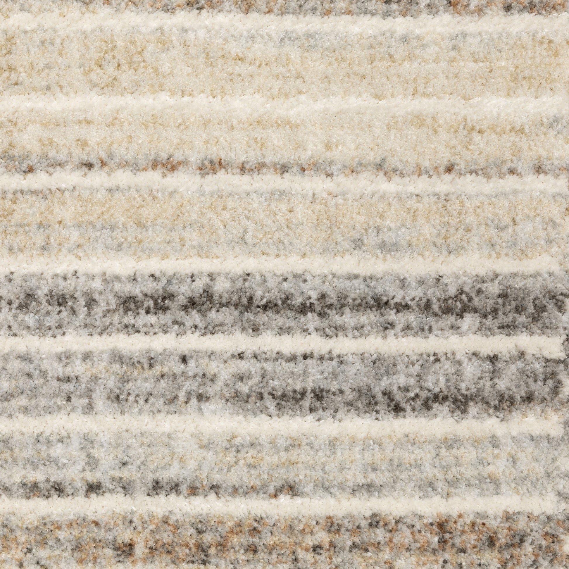 Oliver Stripe Blue/ Rust Cut Pile Rug