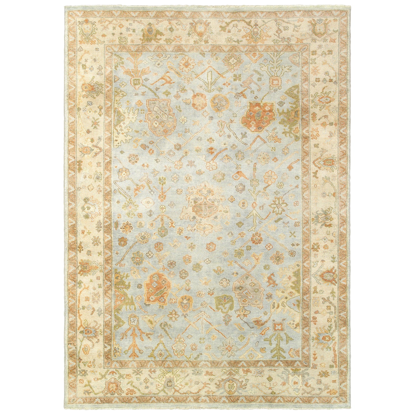 Palace 10304 Blue Oriental Rug