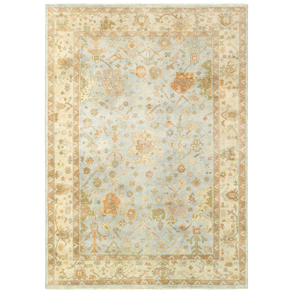 Palace 10304 Blue Oriental Rug