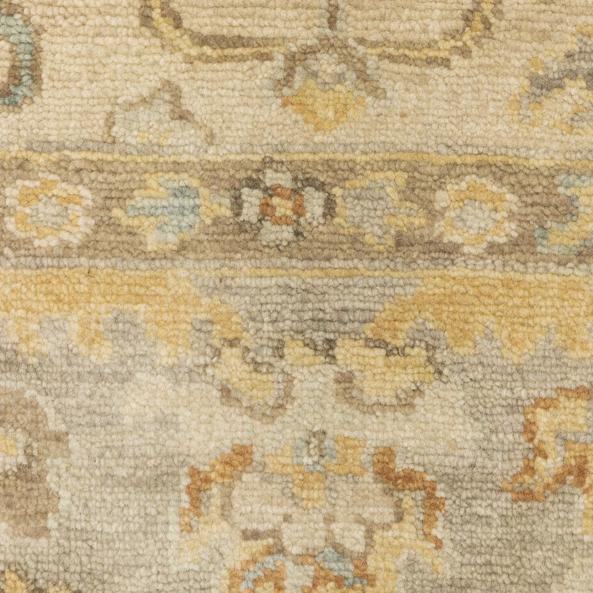 Palace Oriental Beige/ Grey Cut Pile Rug