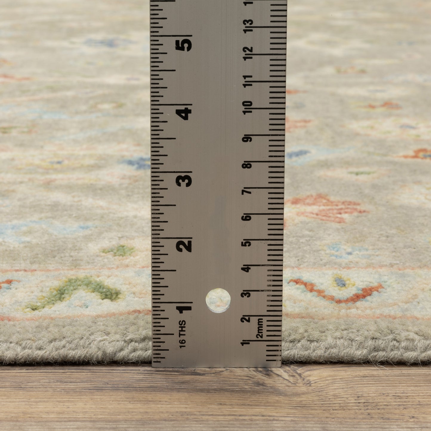 Palace Oriental Grey/ Multi Cut Pile Rug