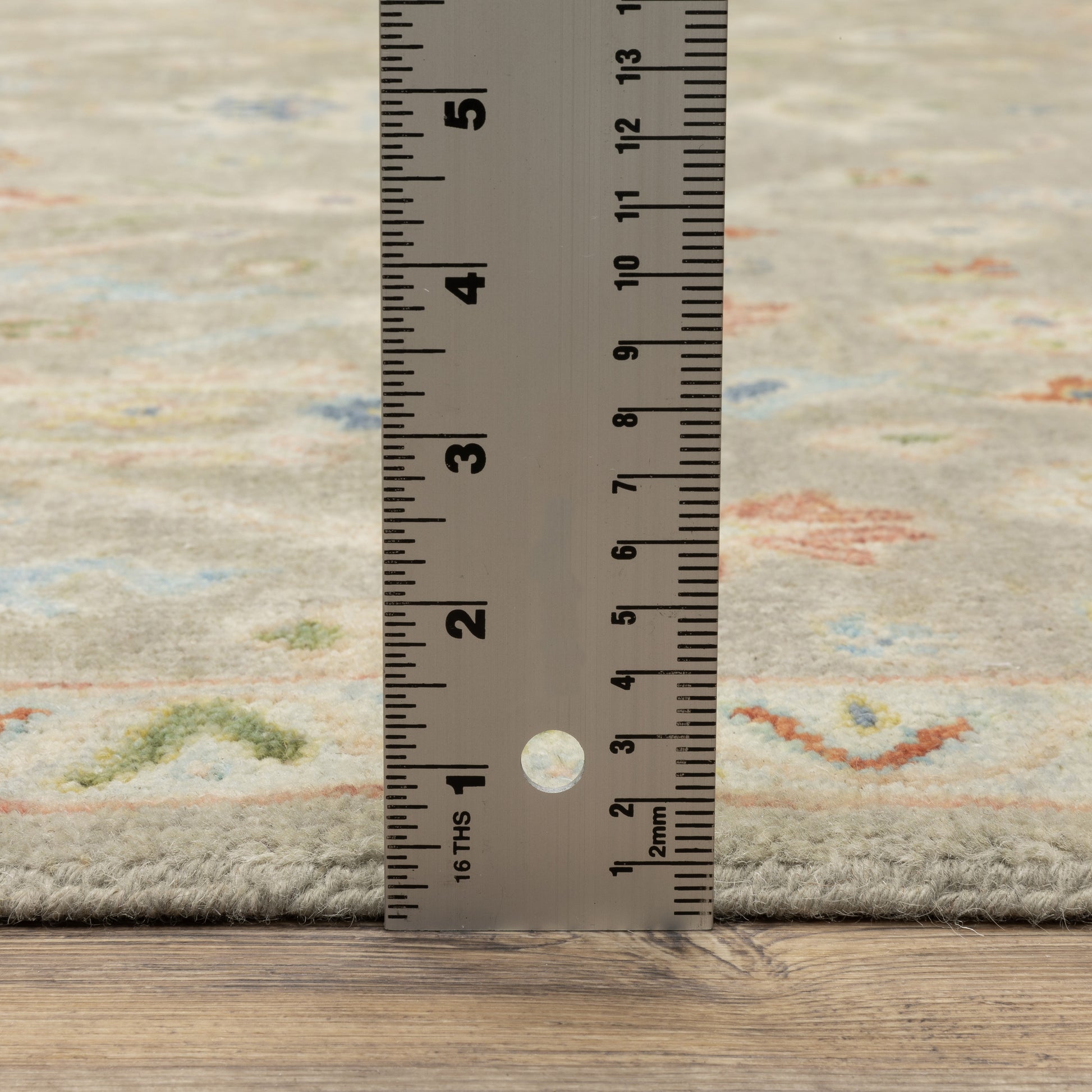 Palace Oriental Grey/ Multi Cut Pile Rug