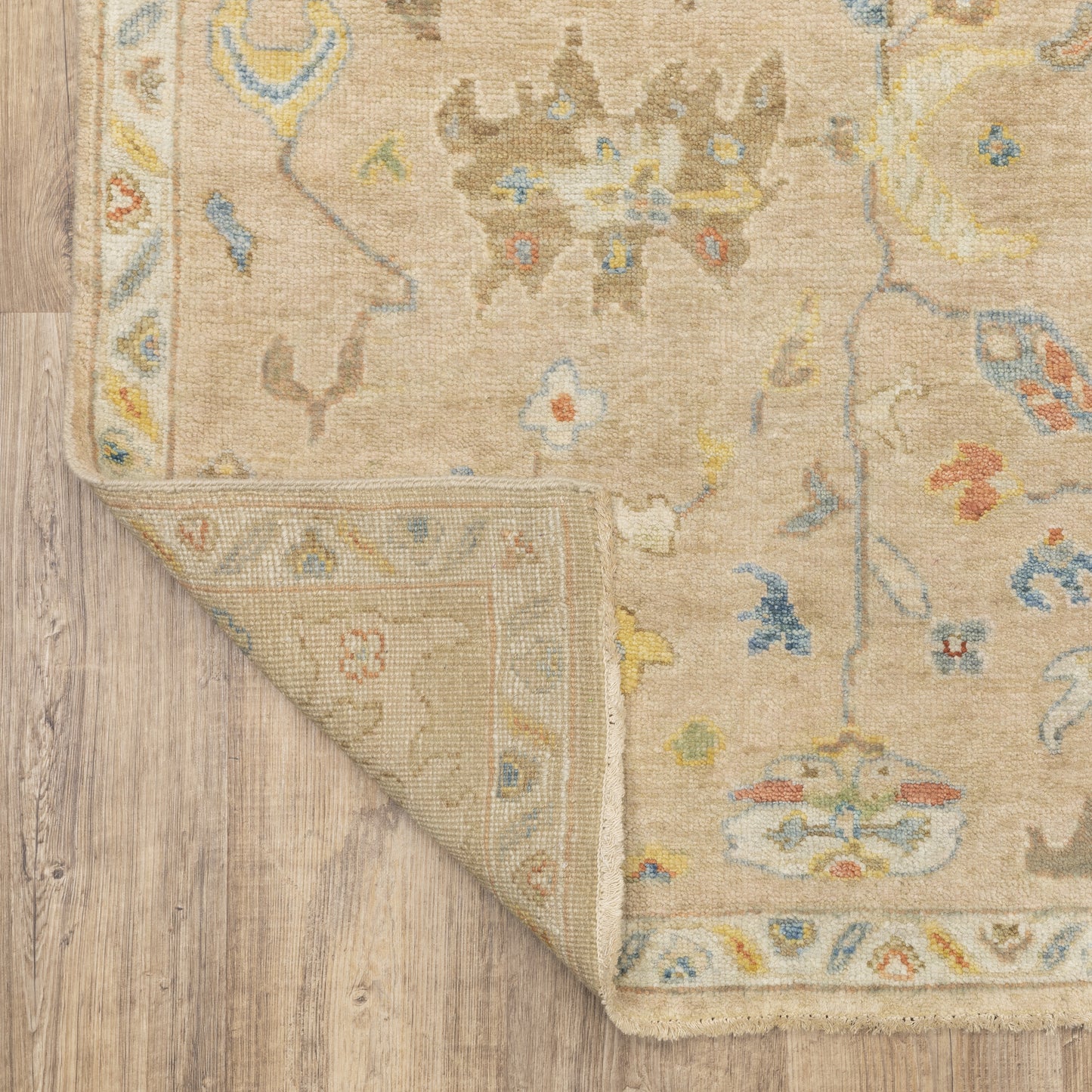 Palace Oriental Beige/ Multi Cut Pile Rug