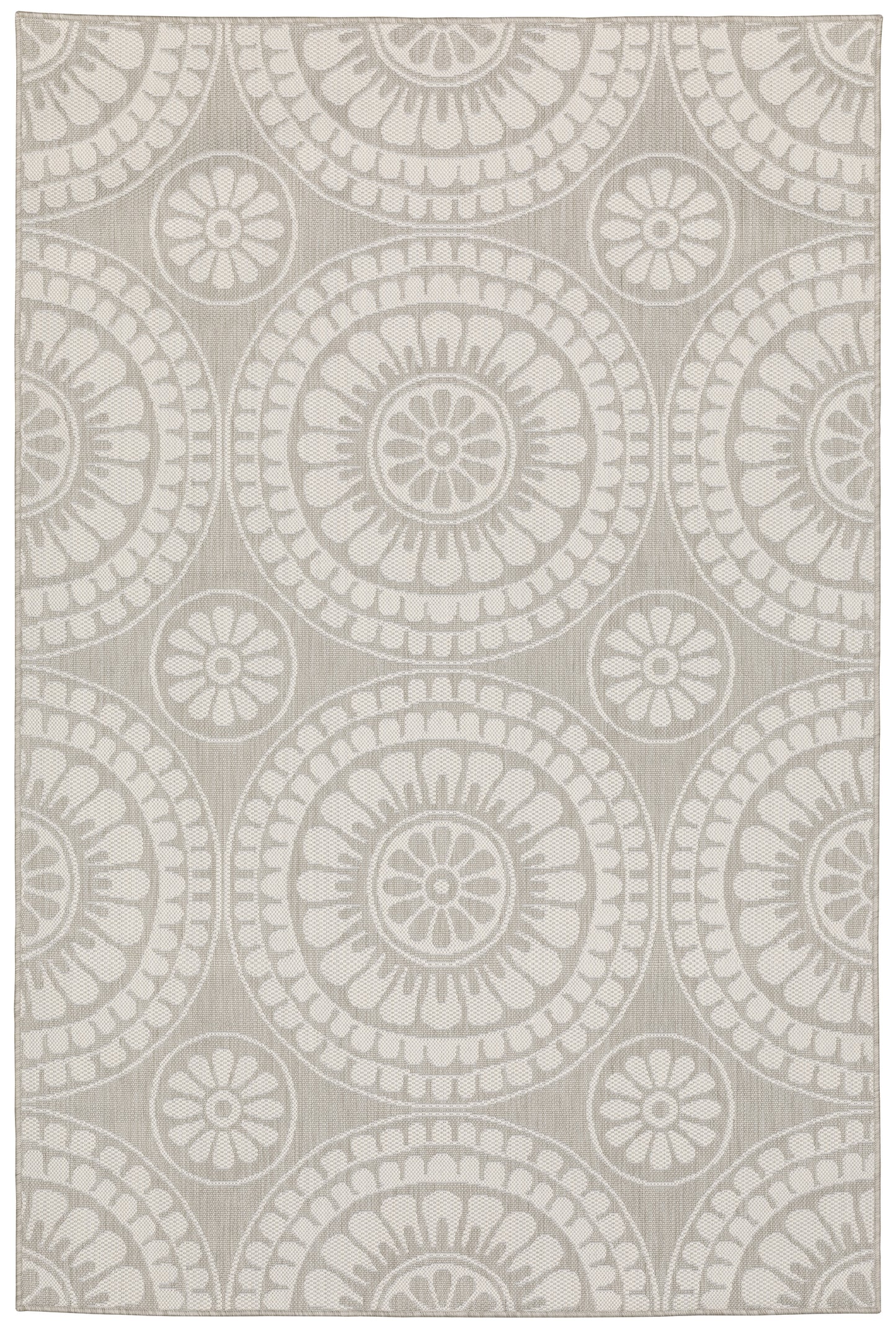 Portofino 1832H Grey Circles Rug