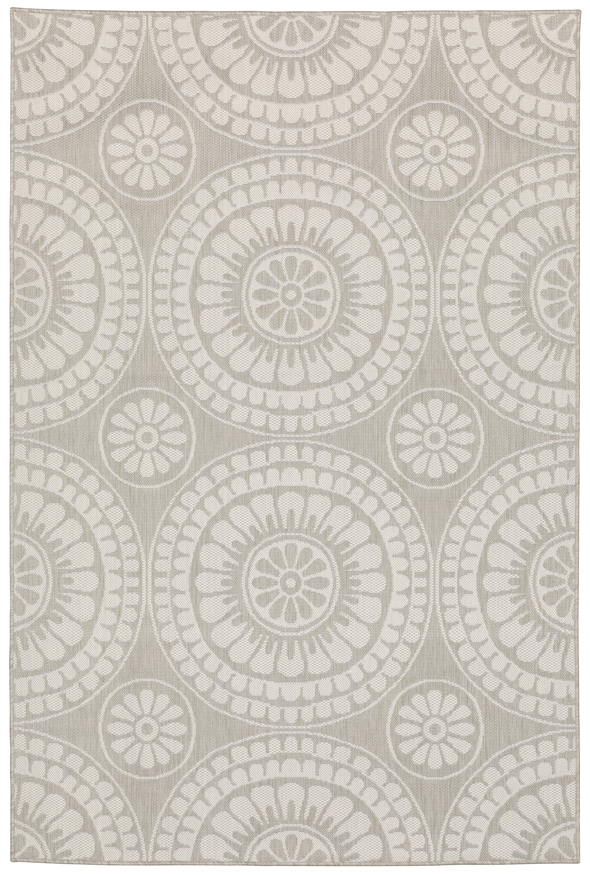 Portofino 1832H Grey Circles Rug