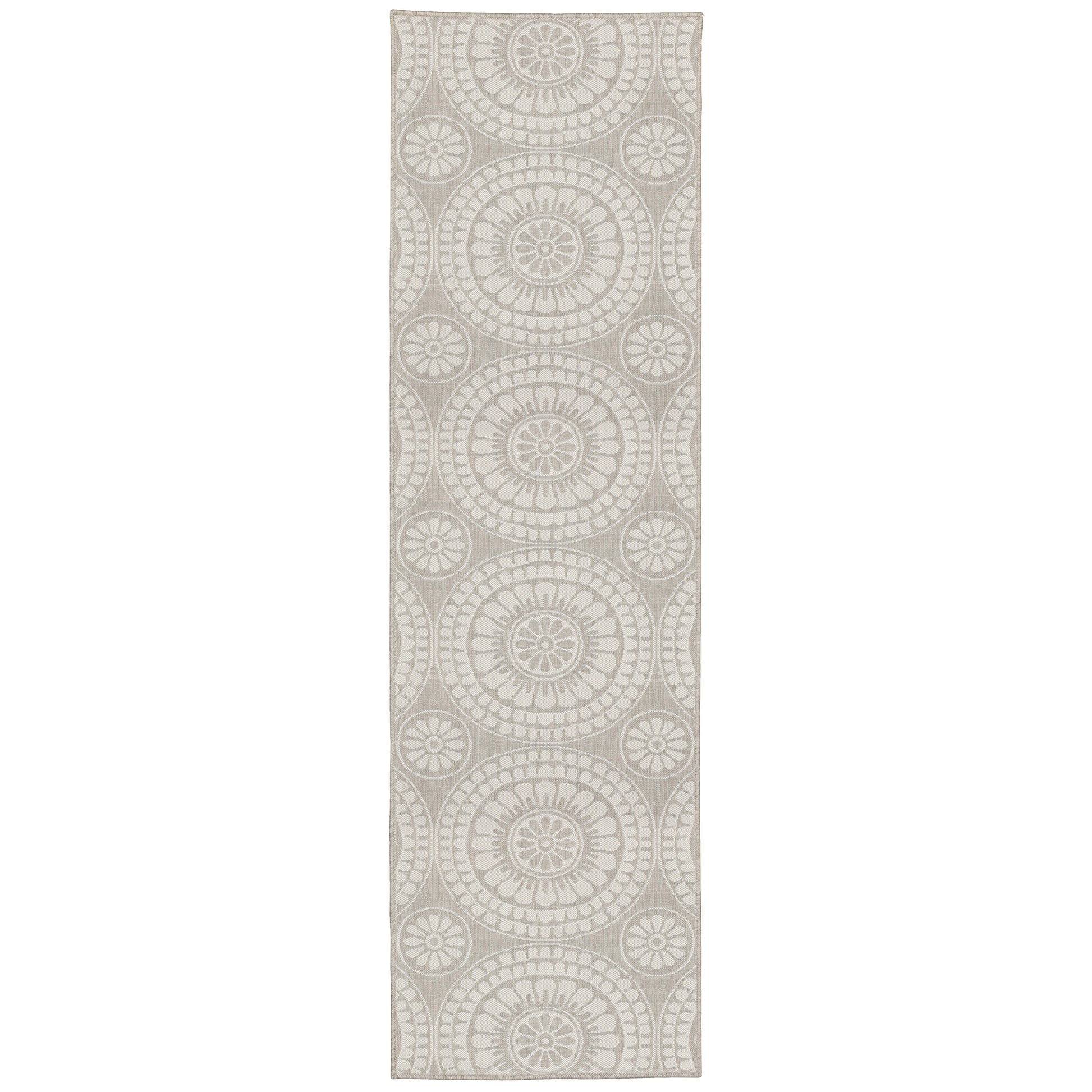 Portofino 1832H Grey Circles Rug