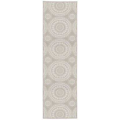 Portofino 1832H Grey Circles Rug