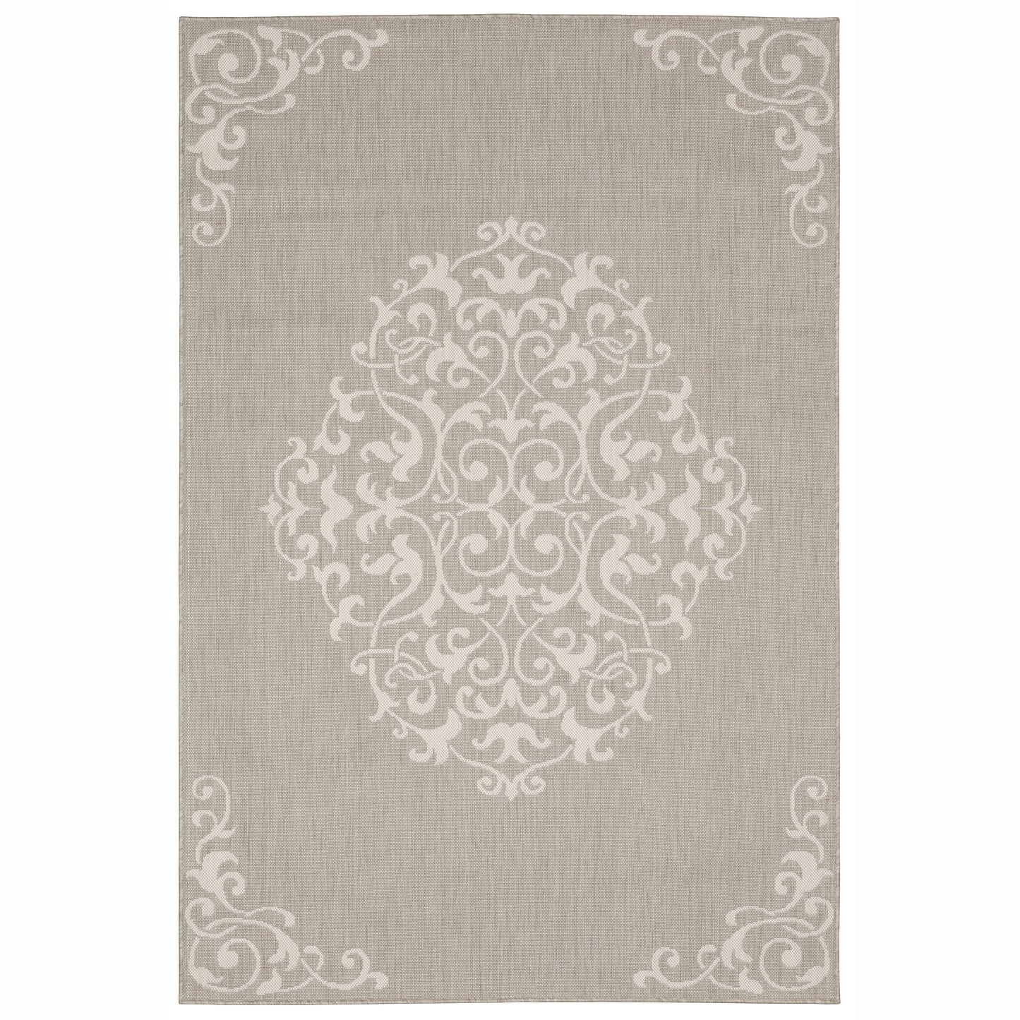 Portofino 6649W Grey Medallion Rug