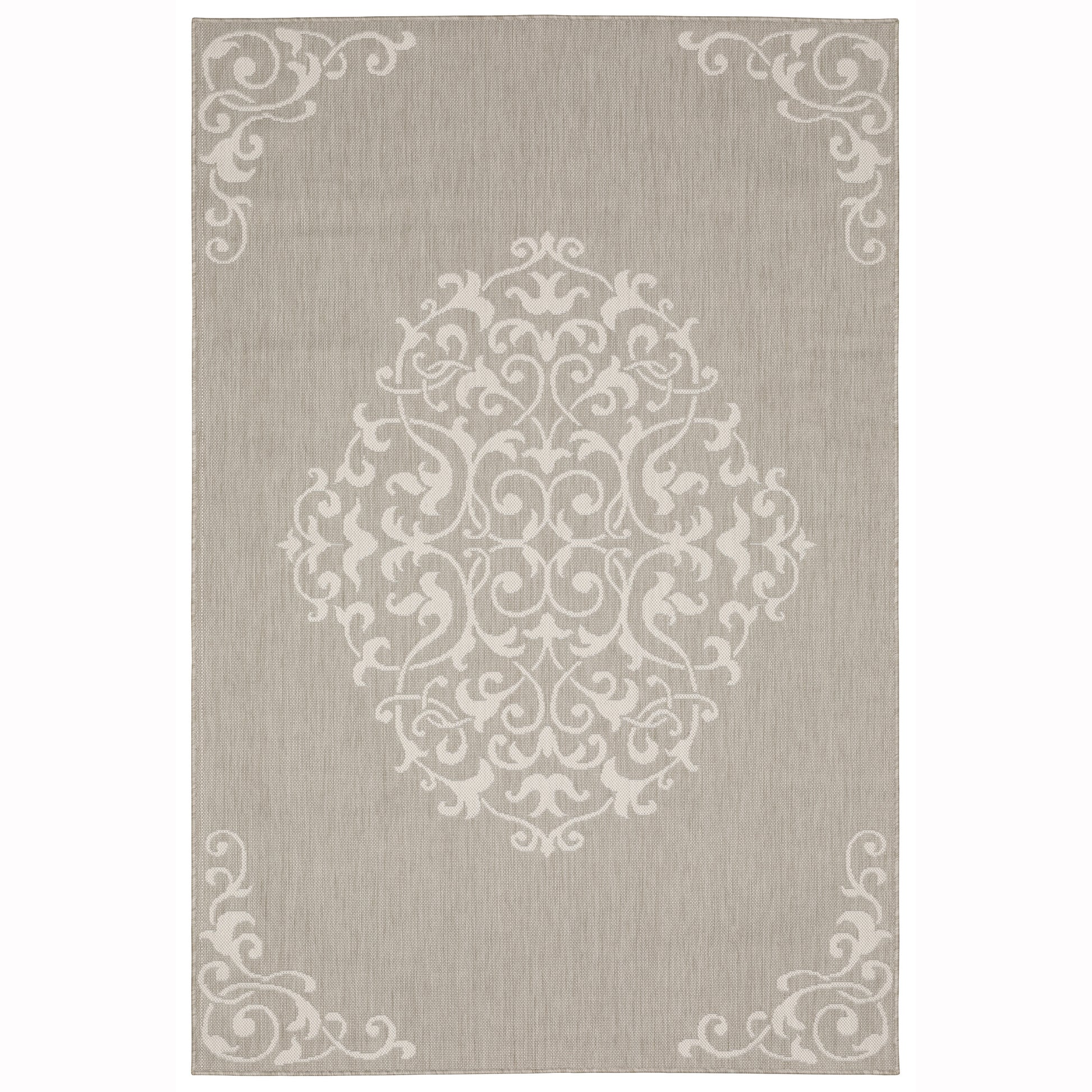 Portofino 6649W Grey Medallion Rug