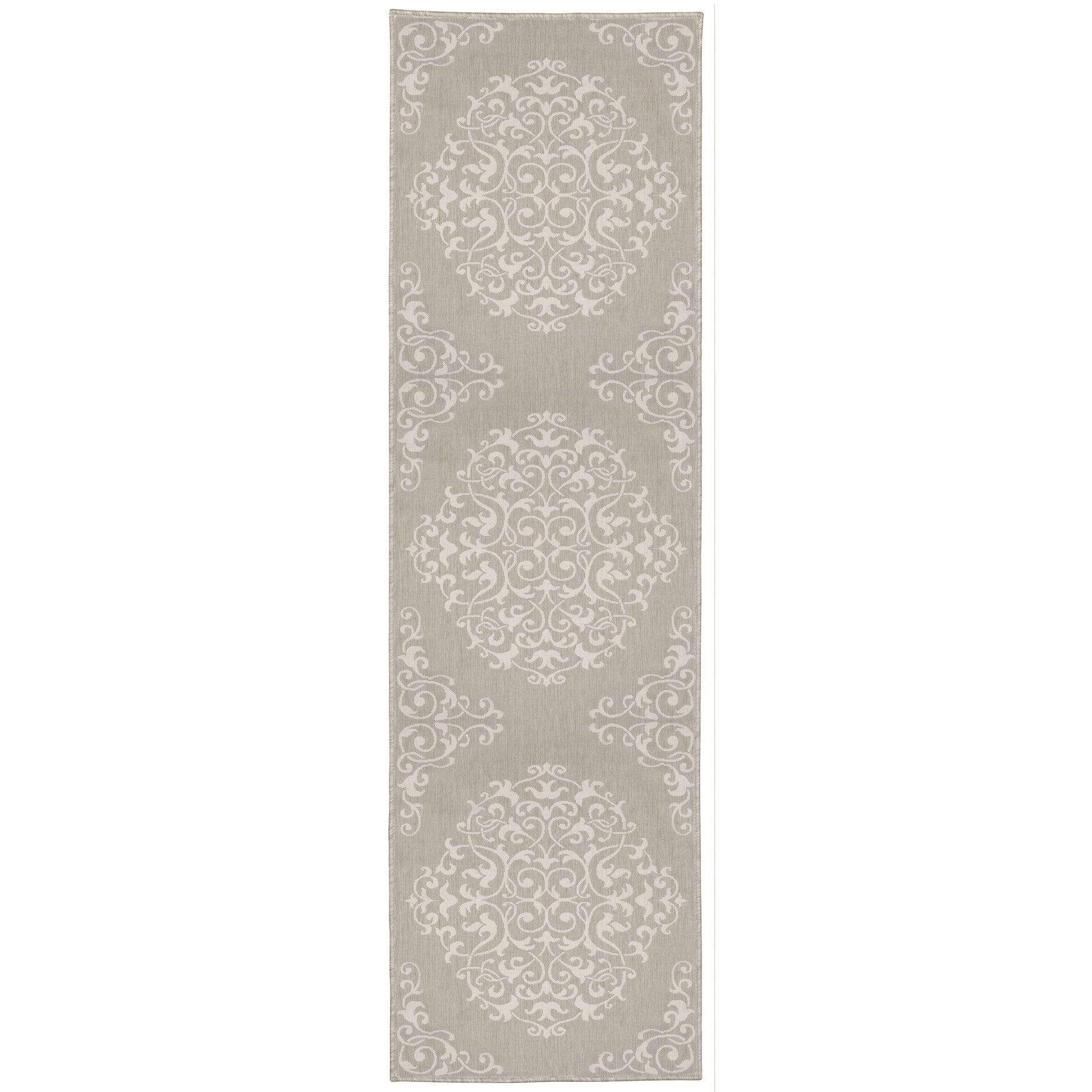 Portofino 6649W Grey Medallion Rug