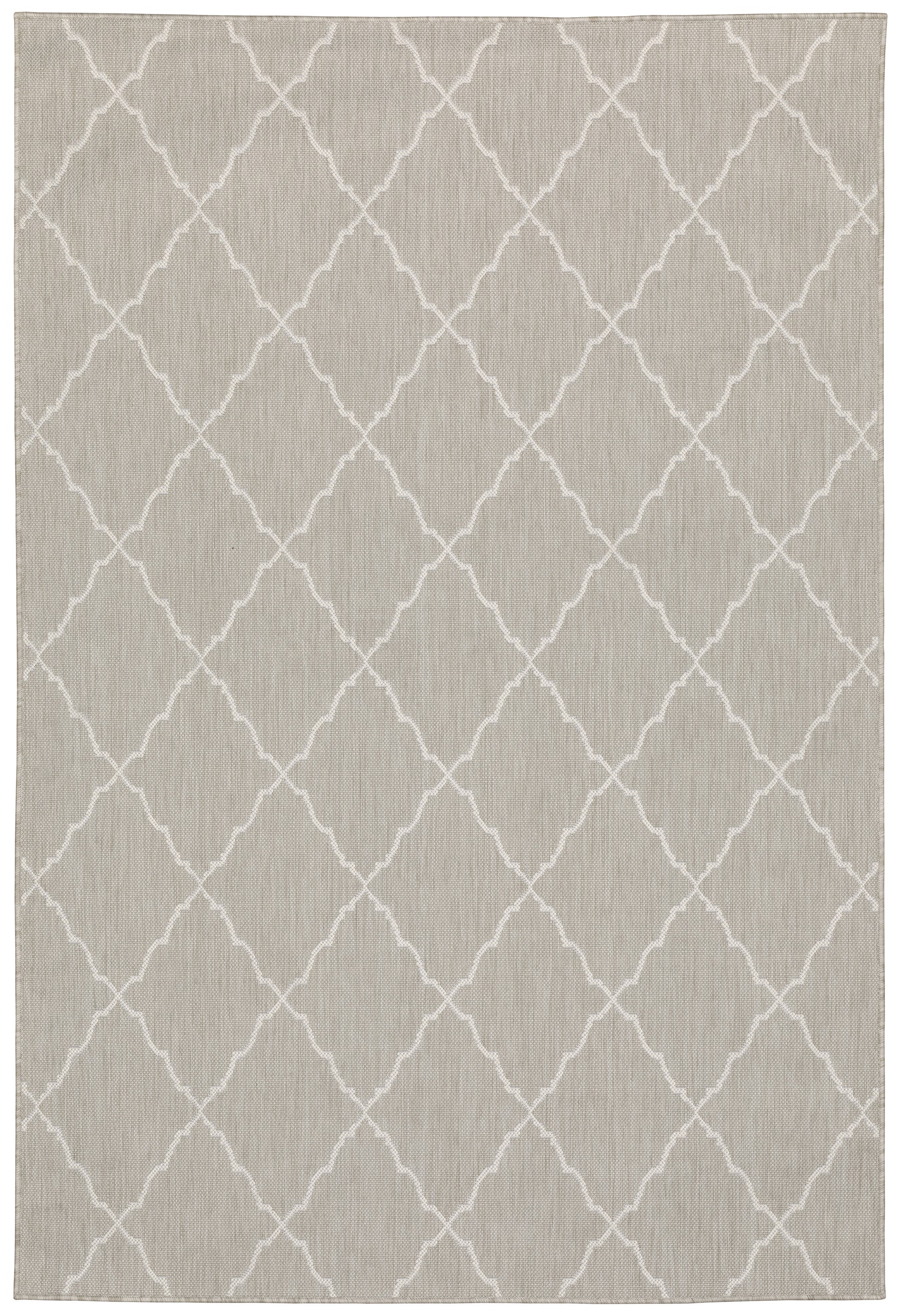 Portofino 7225H Grey Lattice Rug
