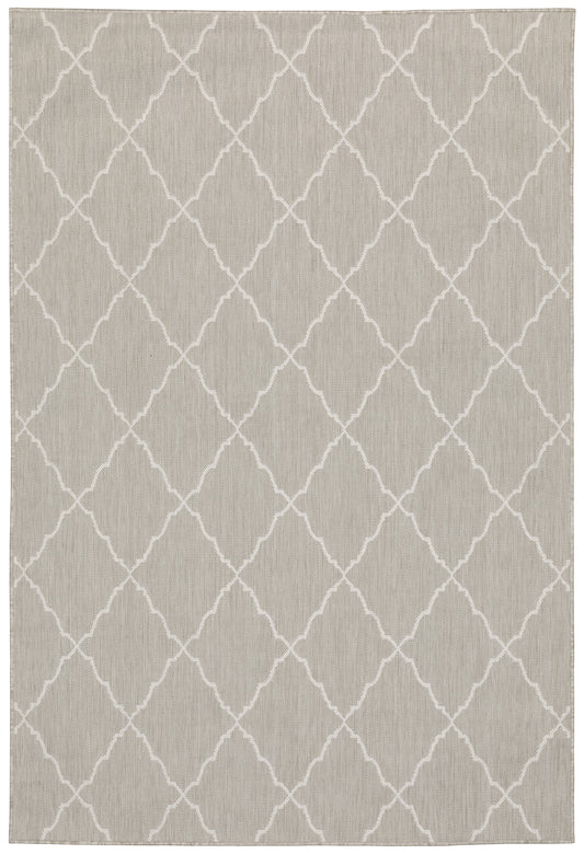 Portofino 7225H Grey Lattice Rug
