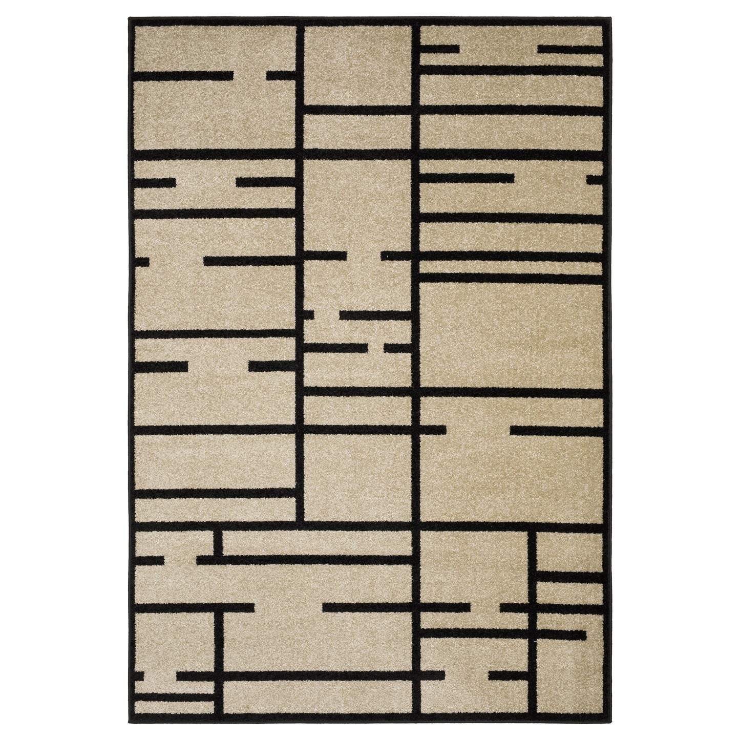Quinn QUI03 Beige Geometric Rug