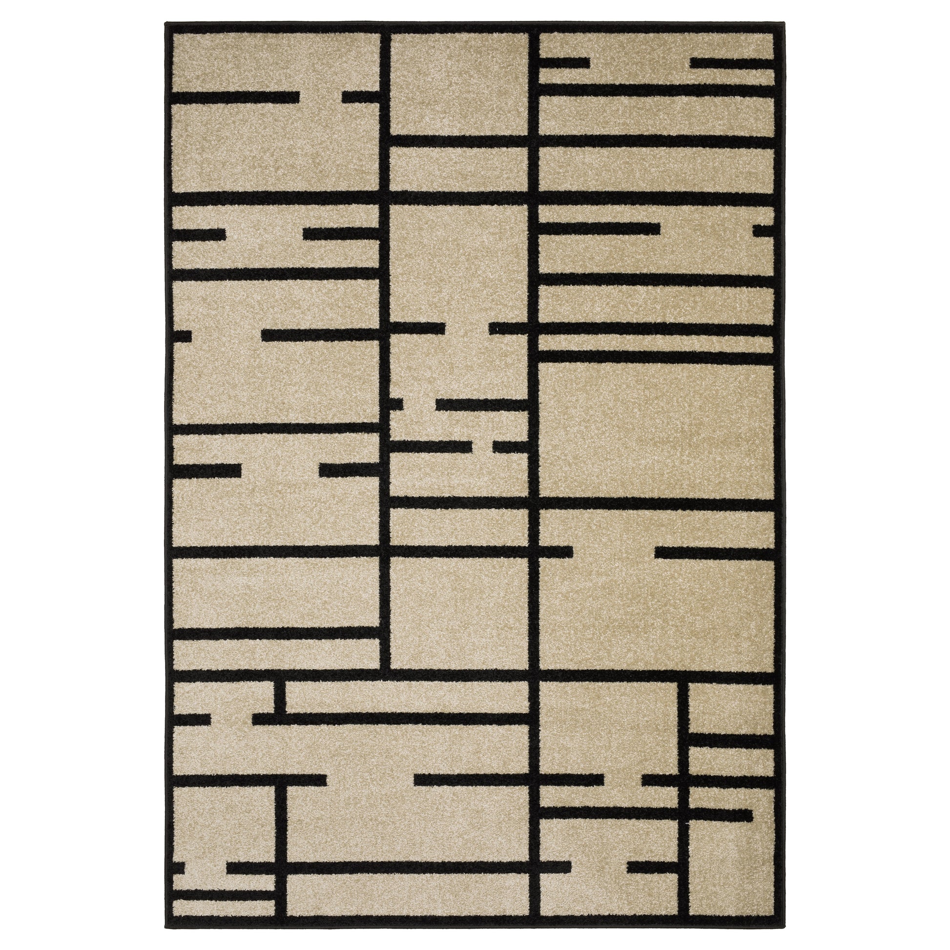 Quinn QUI03 Beige Geometric Rug