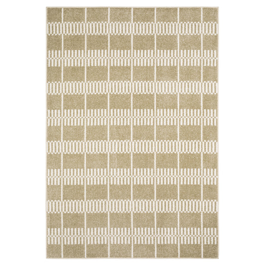 Quinn QUI05 Beige Geometric Rug