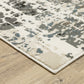 Raylan RAY10 Ivory Abstract Rug