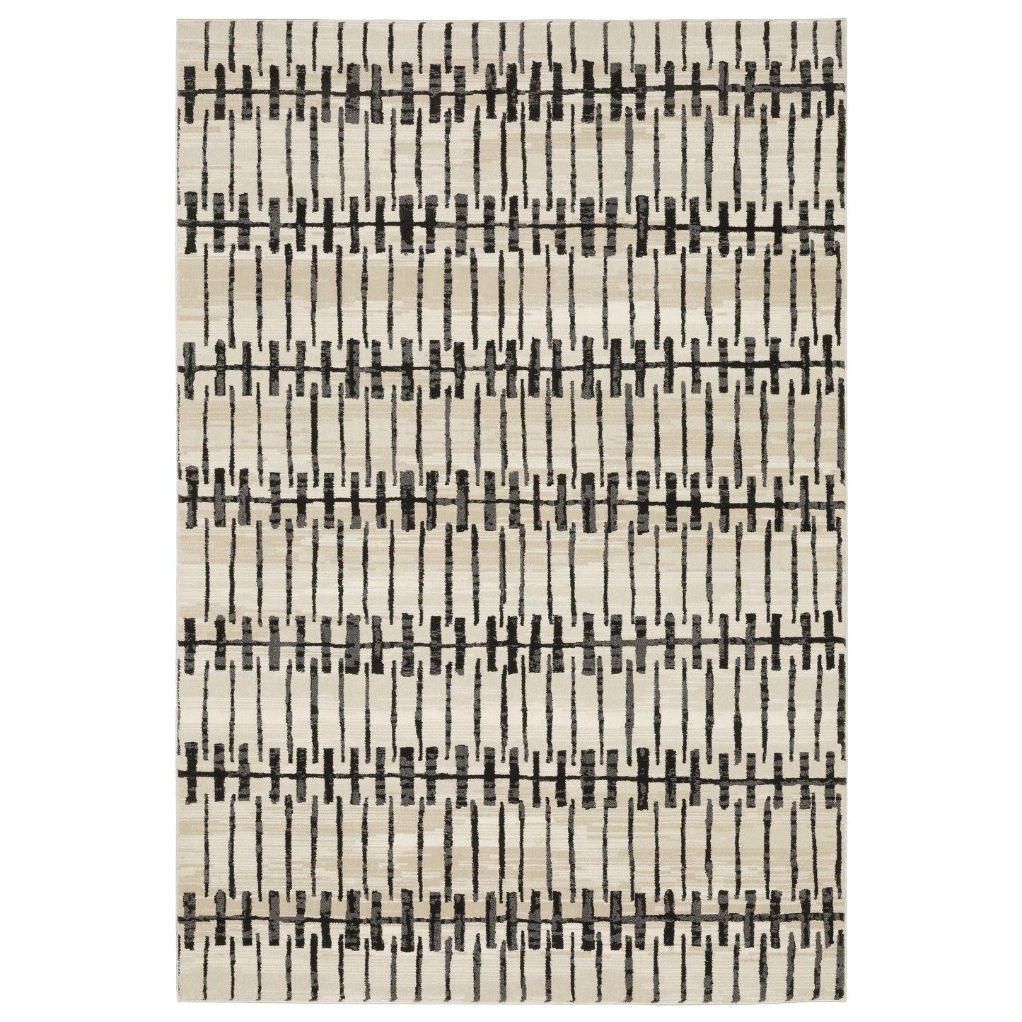 Raylan RAY11 Ivory Abstract Rug