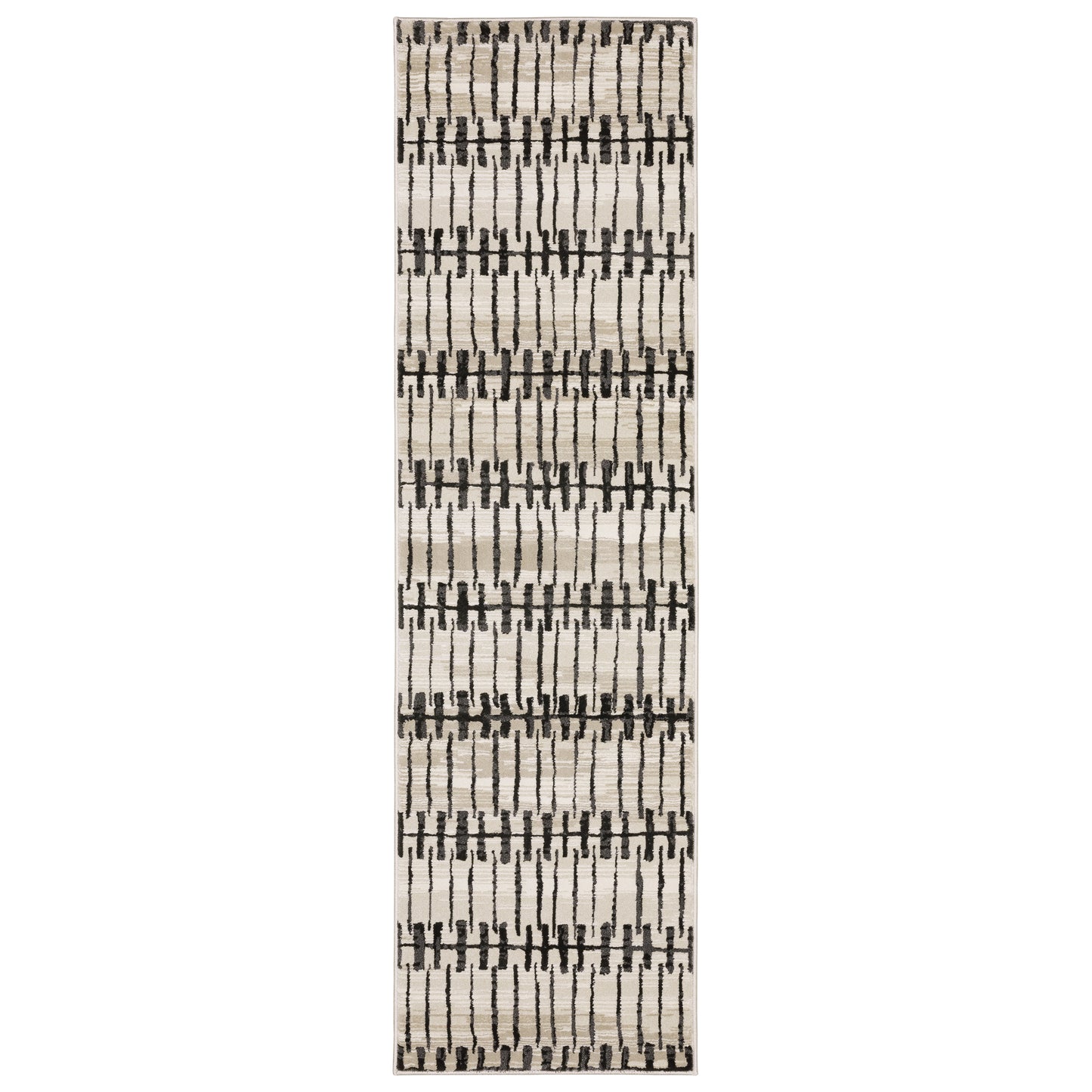 Raylan RAY11 Ivory Abstract Rug