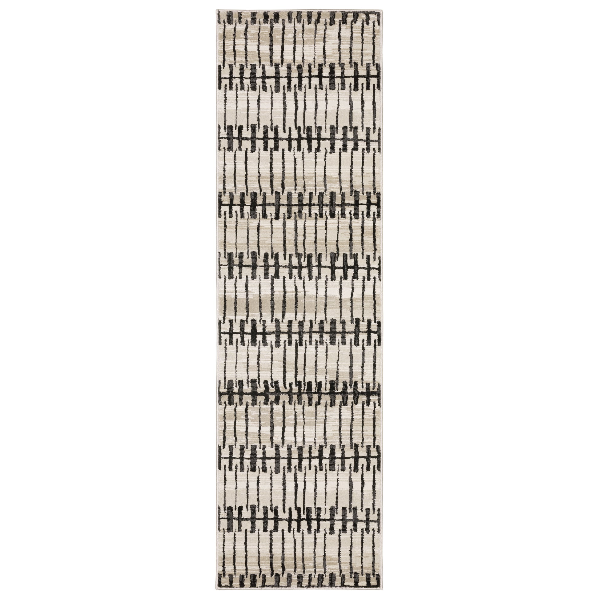 Raylan RAY11 Ivory Abstract Rug