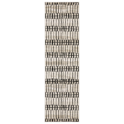 Raylan RAY11 Ivory Abstract Rug