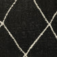 Raylan RAY12 Black Lattice Rug