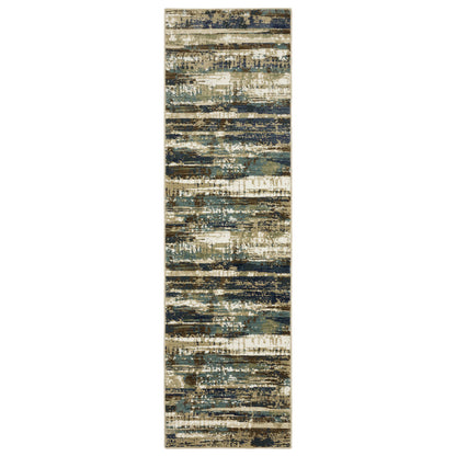 Reed RE02A Beige Stripe Rug