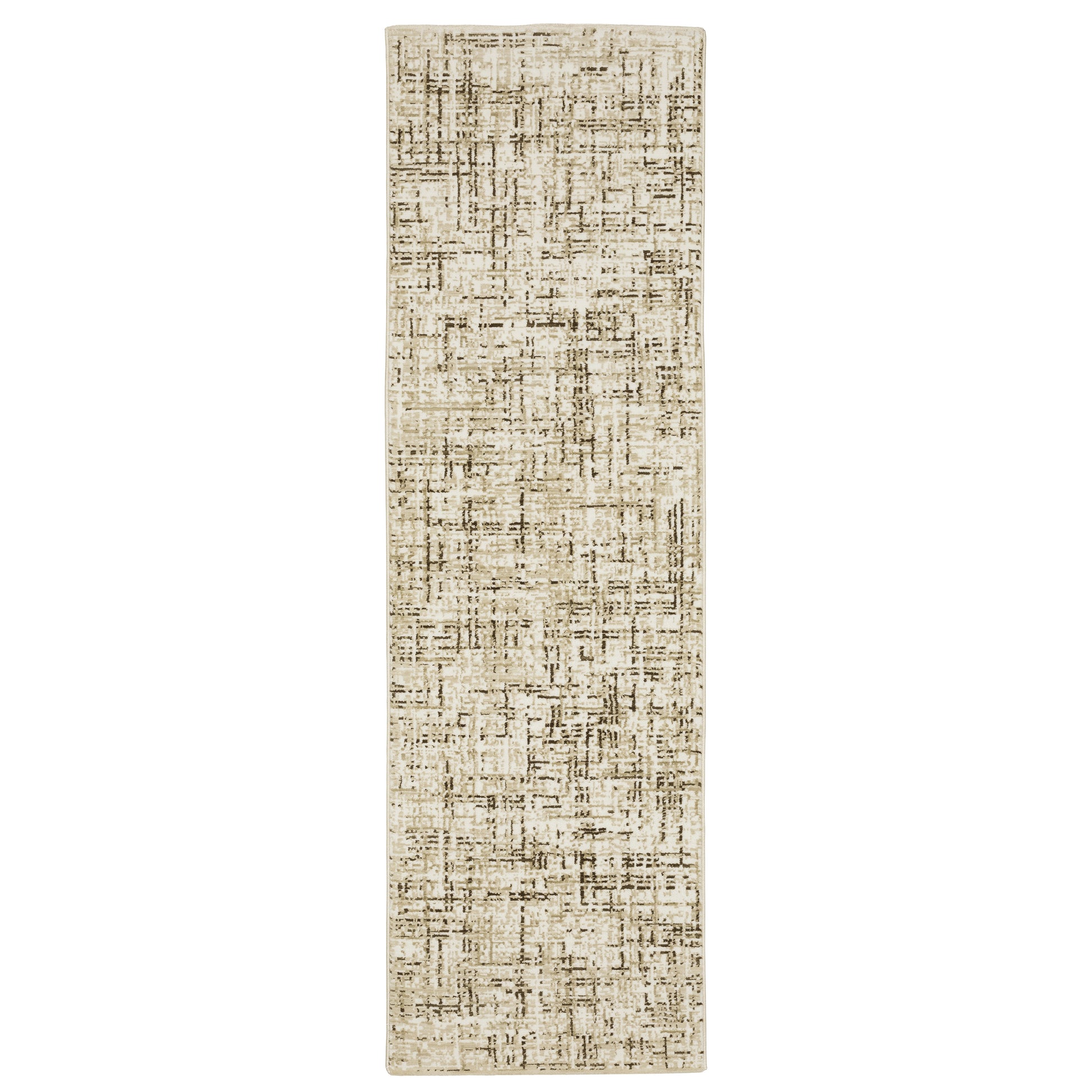 Reed RE03A Ivory Distressed Rug