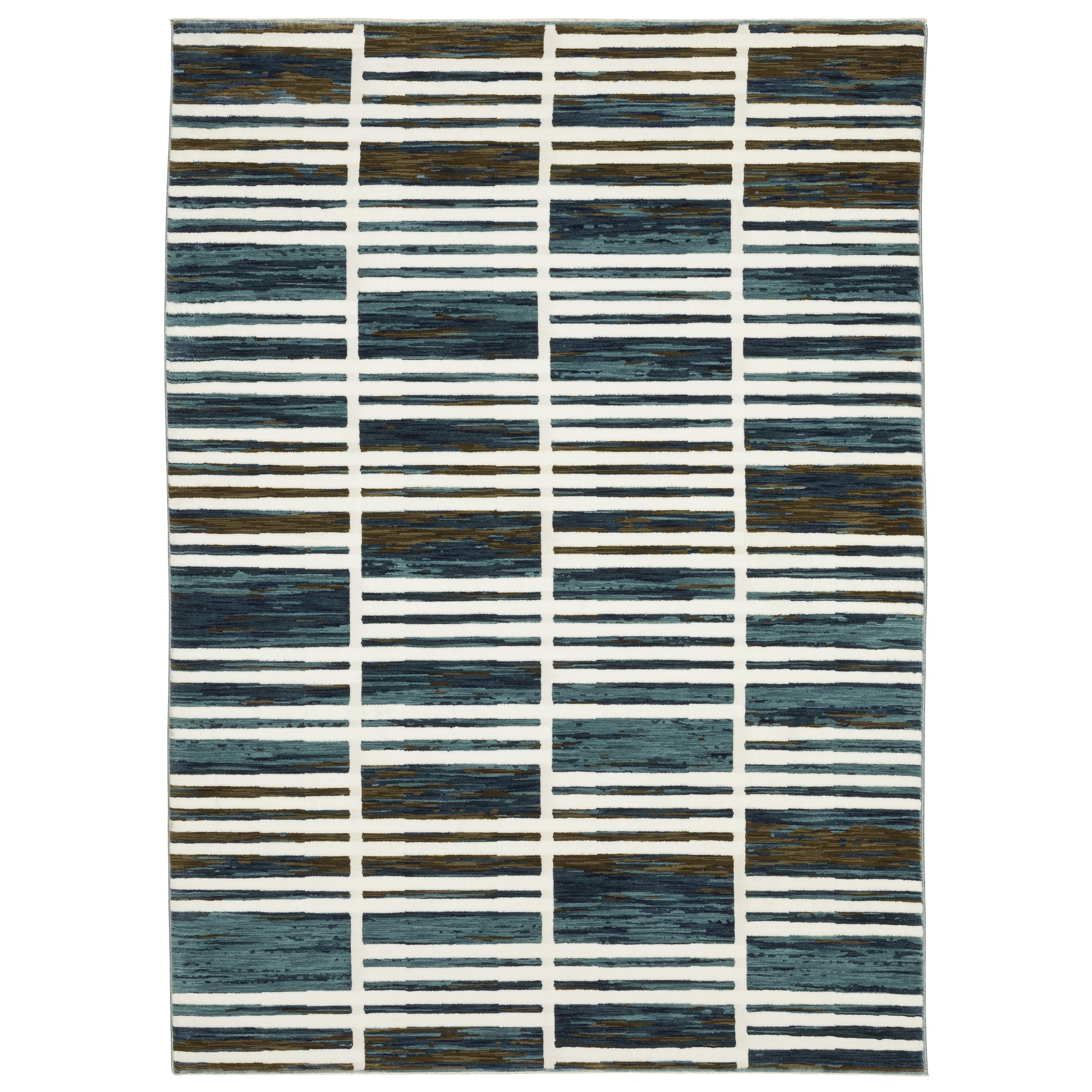 Reed RE05A Ivory Stripe Rug