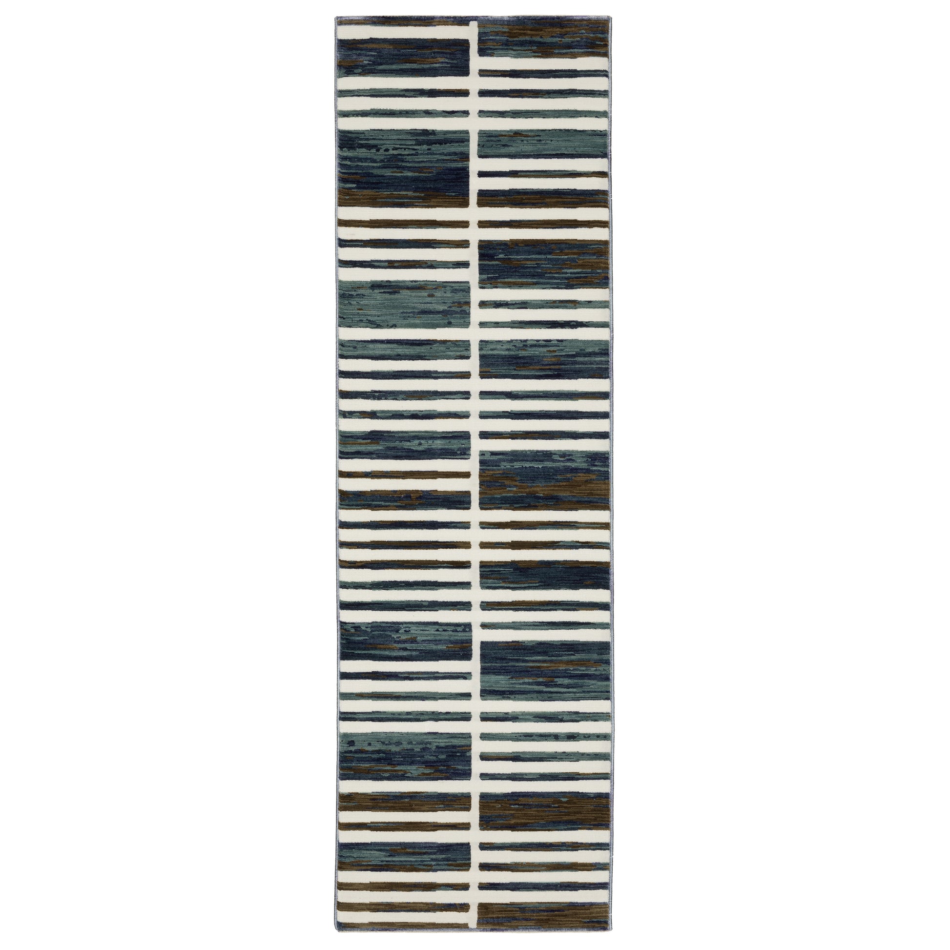 Reed RE05A Ivory Stripe Rug