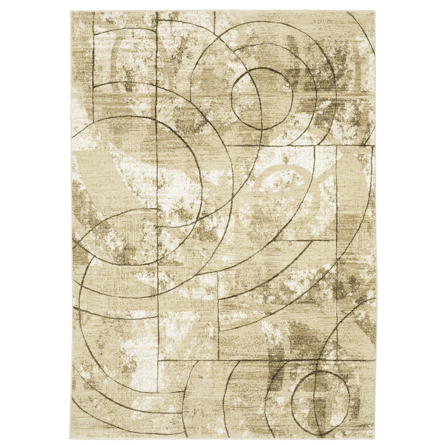 Reed RE10A Beige Distressed Rug