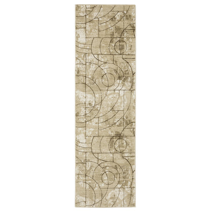 Reed RE10A Beige Distressed Rug
