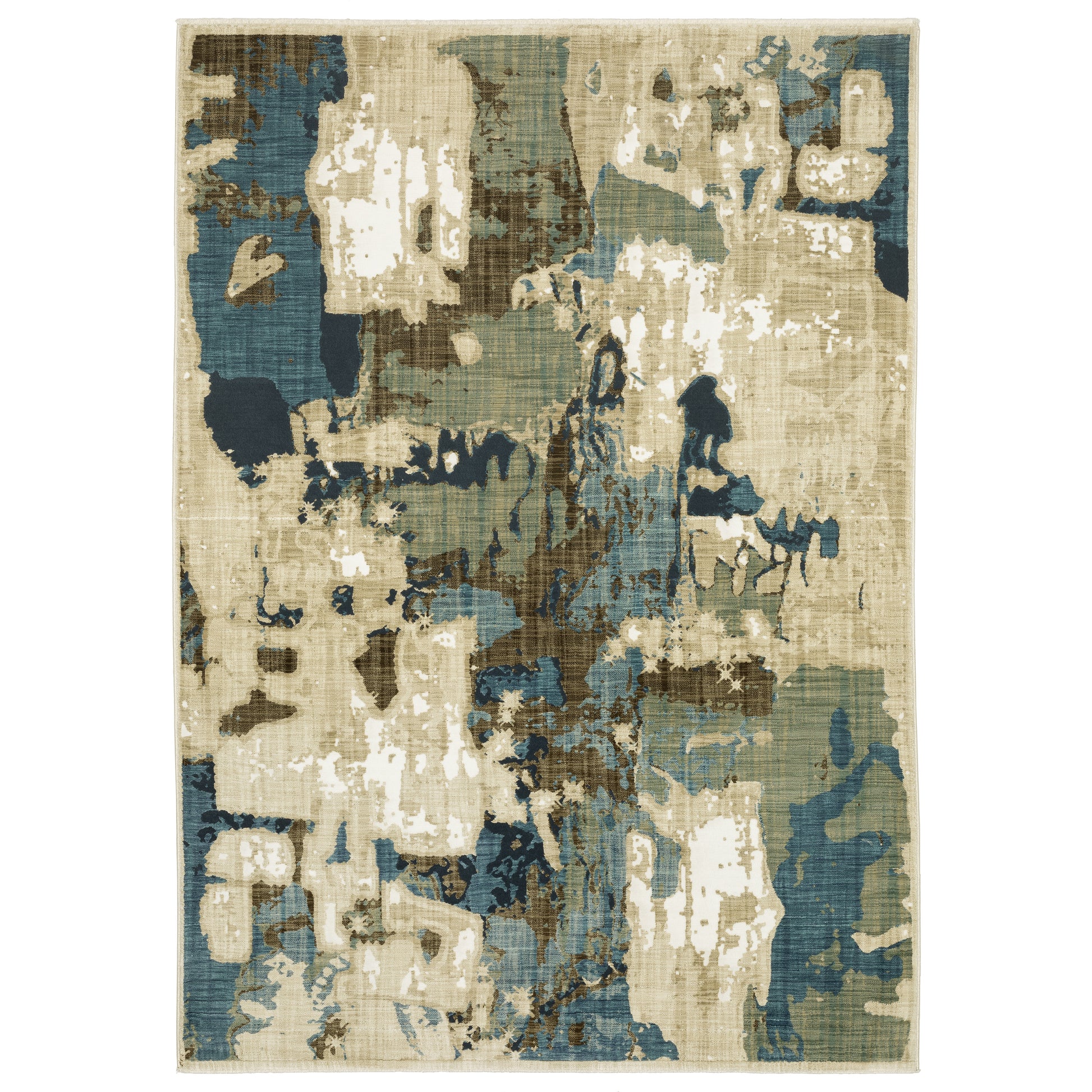 Reed RE11Q Beige Distressed Rug