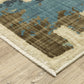 Reed RE11Q Beige Distressed Rug