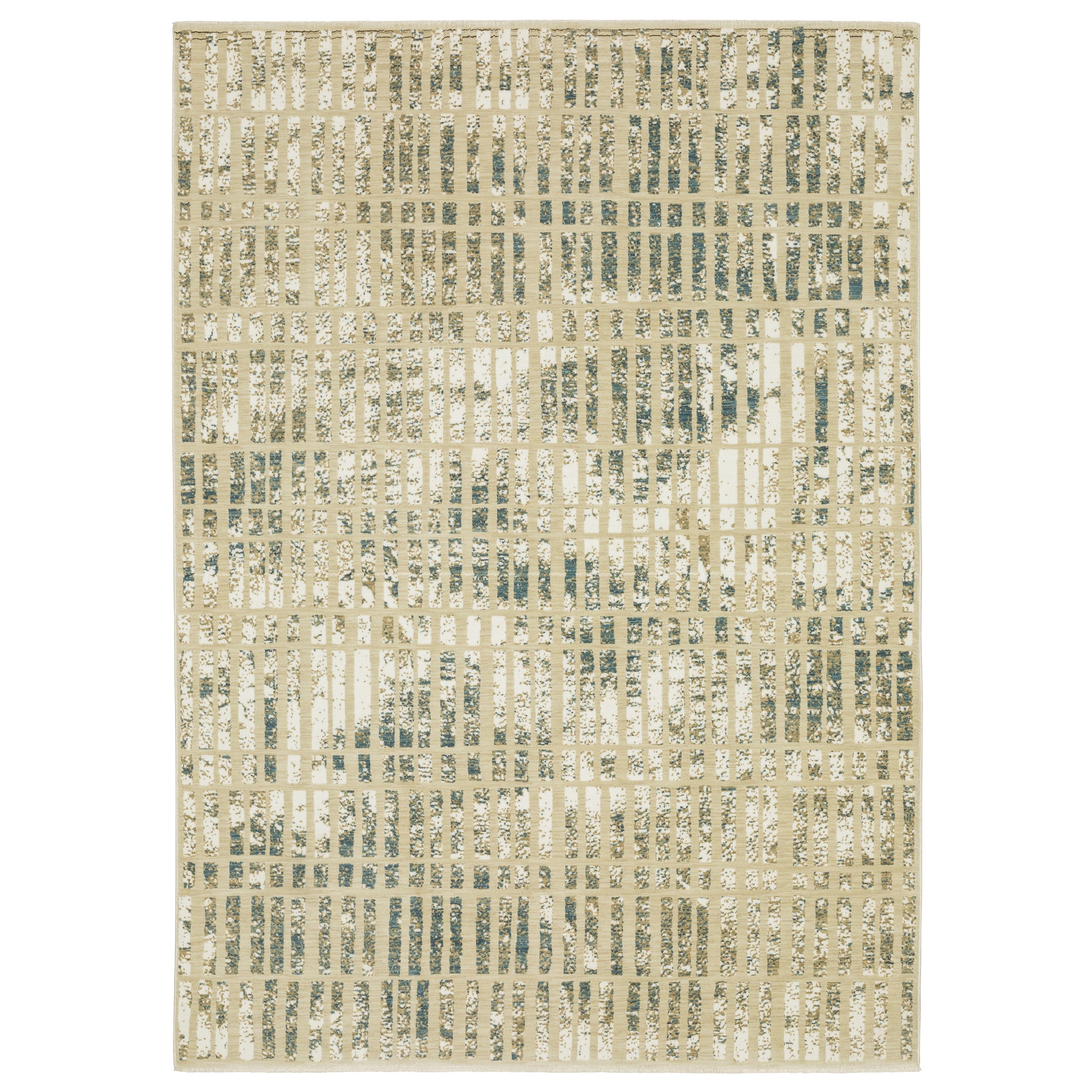 Reed RE12W Ivory Distressed Rug