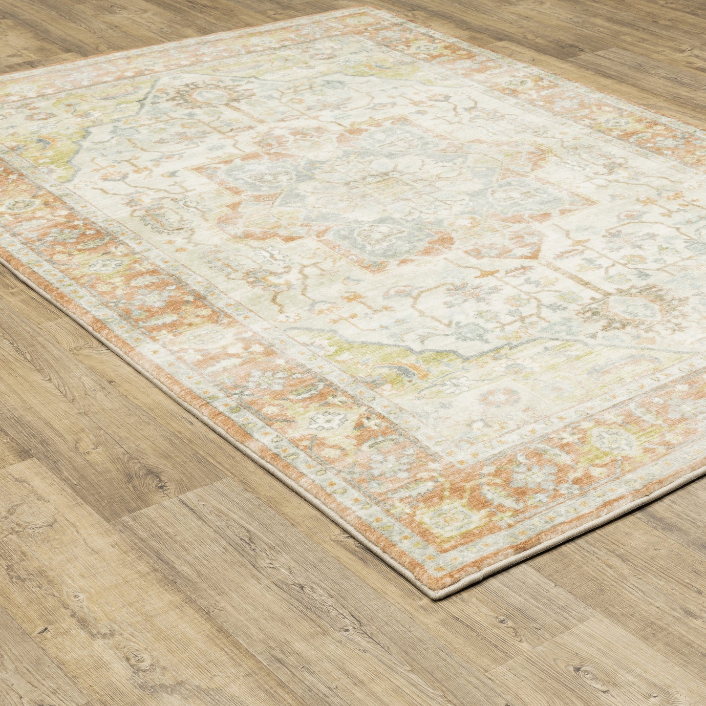 Savoy 28101 Orange Abstract Rug