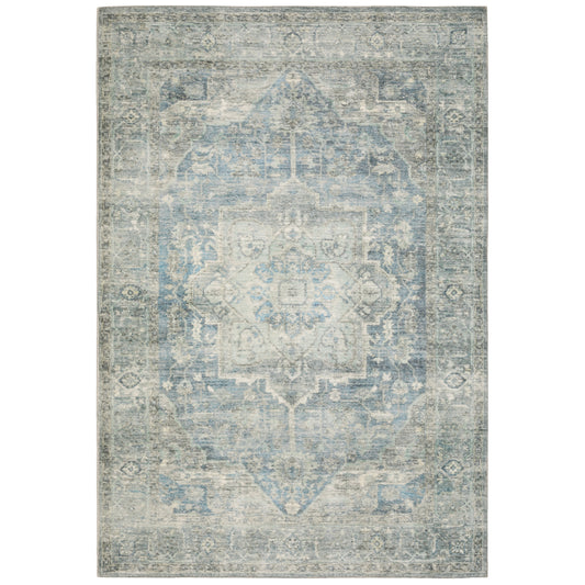 Savoy 28102 Grey Medallion Rug