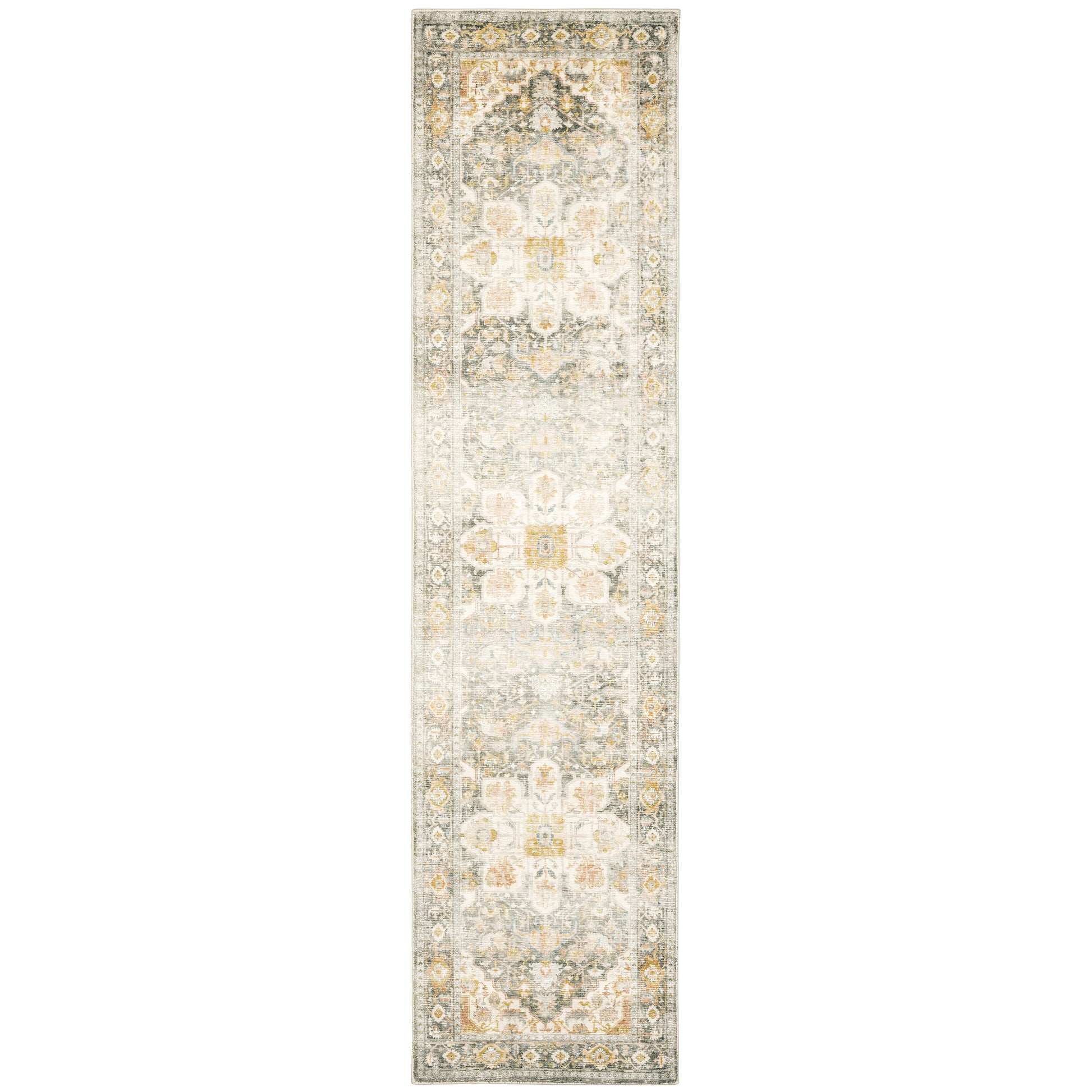 Savoy 28103 Grey Distressed Rug