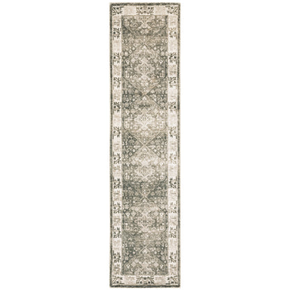 Savoy 28105 Charcoal Distressed Rug