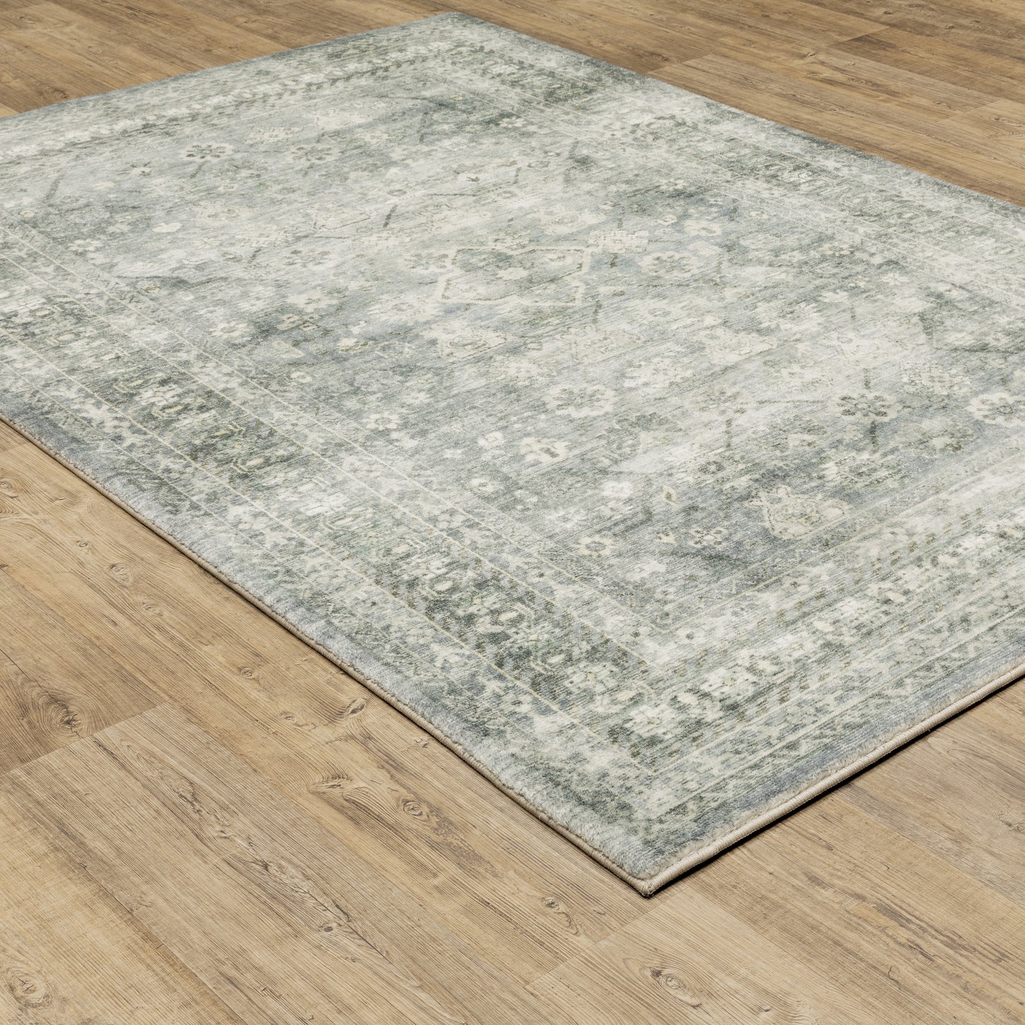 Savoy 28106 Blue Distressed Rug