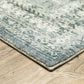 Savoy 28106 Blue Distressed Rug