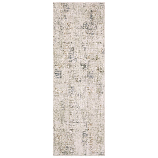 Soho Soh02 Beige/ Grey Distressed Abstract Rug