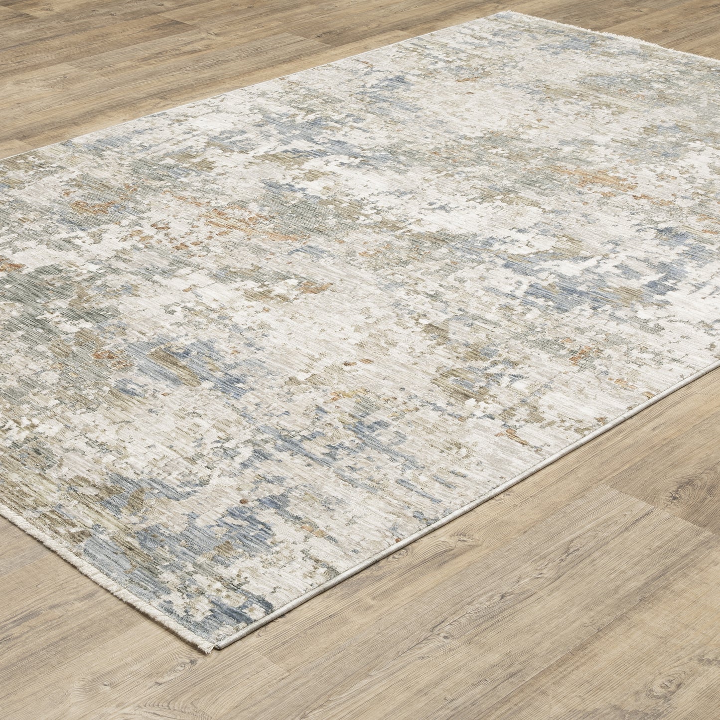 Soho Abstract Beige/ Multi Cut Pile Rug