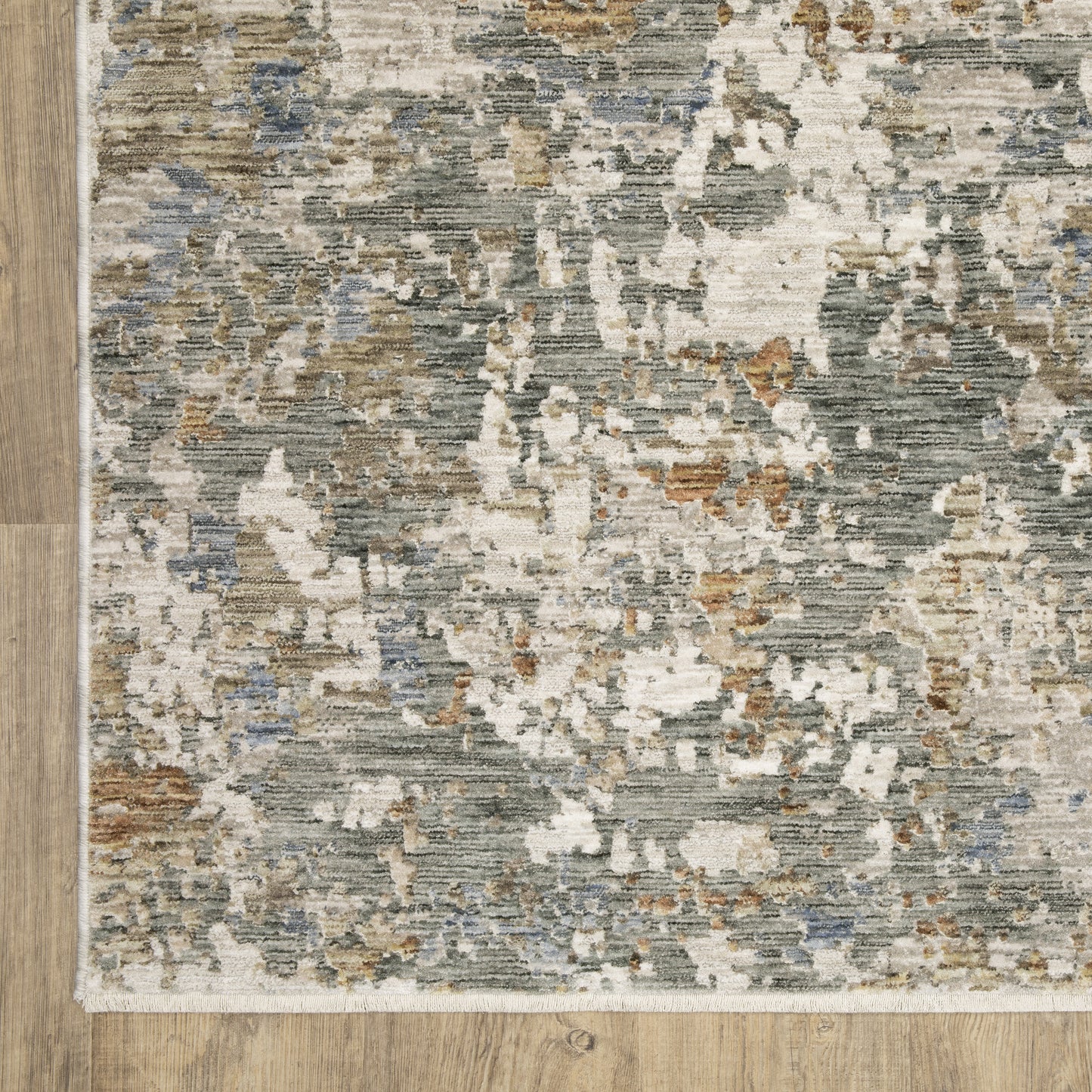 Soho Abstract Beige/ Multi Cut Pile Rug