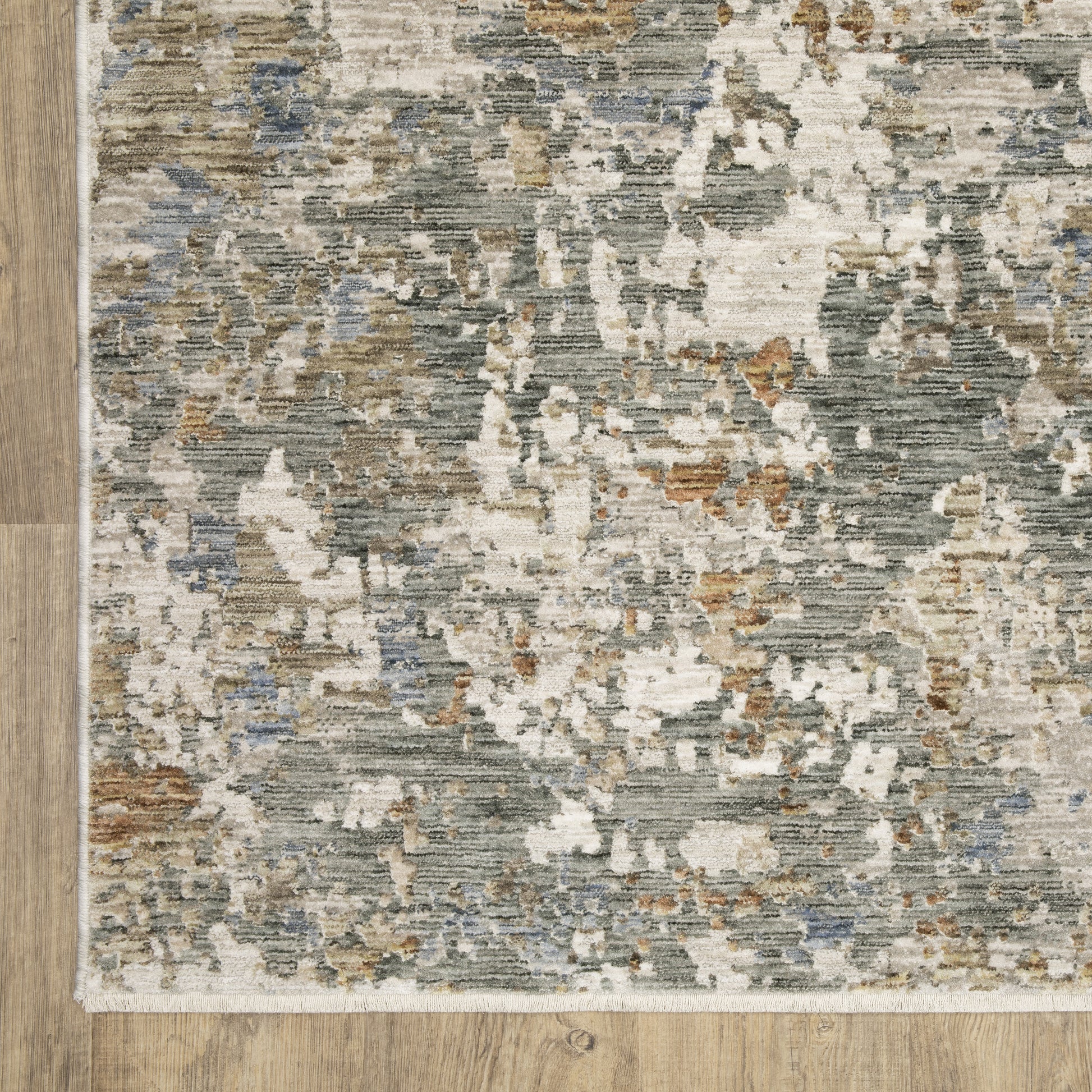 Soho Abstract Beige/ Multi Cut Pile Rug